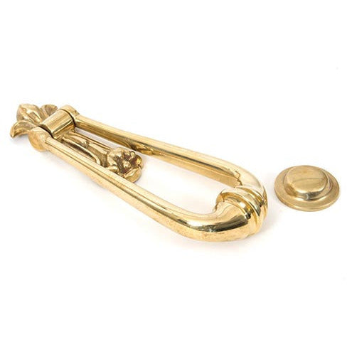 From The Anvil - Loop Door Knocker - Polished Brass - 33610M - Choice Handles