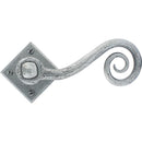 From The Anvil - Monkeytail Lever on Rose Set (Diamond) - Pewter Patina - 33612 - Choice Handles