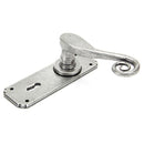 From The Anvil - Monkeytail Lever Lock Set - Pewter Patina - 33615 - Choice Handles