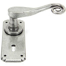From The Anvil - Monkeytail Lever Lock Set - Pewter Patina - 33615 - Choice Handles