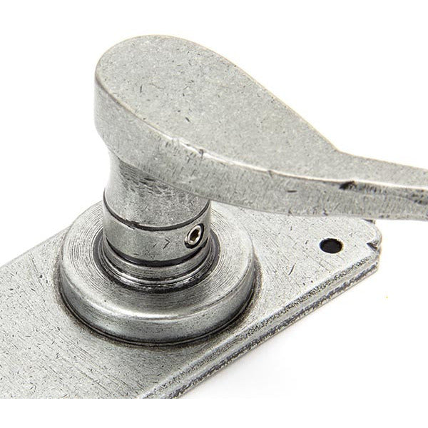 From The Anvil - Monkeytail Lever Lock Set - Pewter Patina - 33615 - Choice Handles