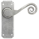 From The Anvil - Monkeytail Lever Latch Set - Pewter Patina - 33616 - Choice Handles