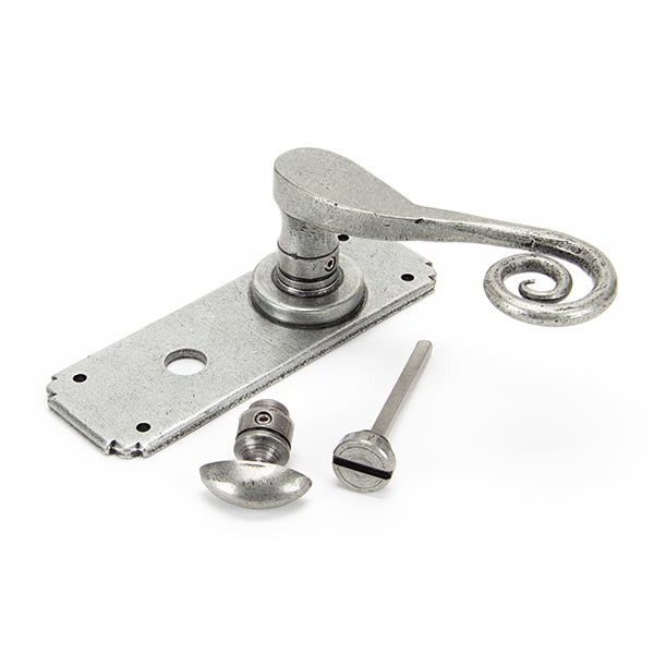 From The Anvil - Monkeytail Lever Bathroom Set - Pewter Patina - 33617 - Choice Handles