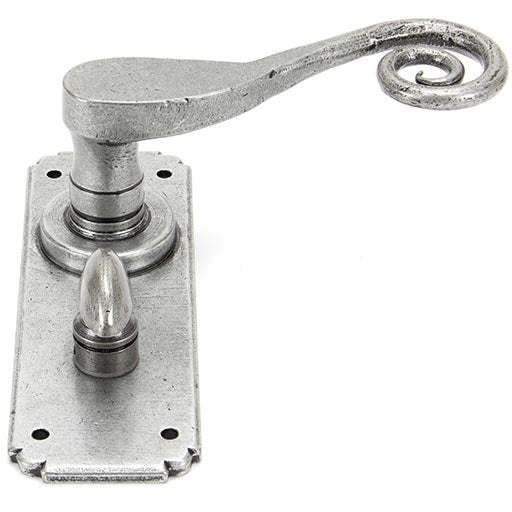 From The Anvil - Monkeytail Lever Bathroom Set - Pewter Patina - 33617 - Choice Handles