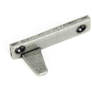 From The Anvil - Locking Night-Vent Monkeytail Fastener - RH - Pewter Patina - 33619 - Choice Handles