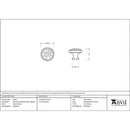 From The Anvil - Hammered Cabinet Knob - Medium - Pewter Patina - 33626 - Choice Handles