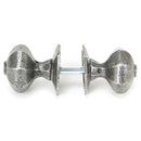From The Anvil - Octagonal Mortice/Rim Knob Set - Pewter Patina - 33643 - Choice Handles