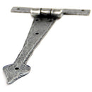 From The Anvil - 6" Arrow Head T Hinge (pair) - Pewter Patina - 33651 - Choice Handles