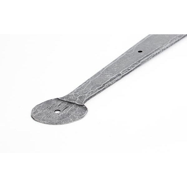 From The Anvil - 22" Penny End T Hinge (pair) - Pewter Patina - 33655 - Choice Handles