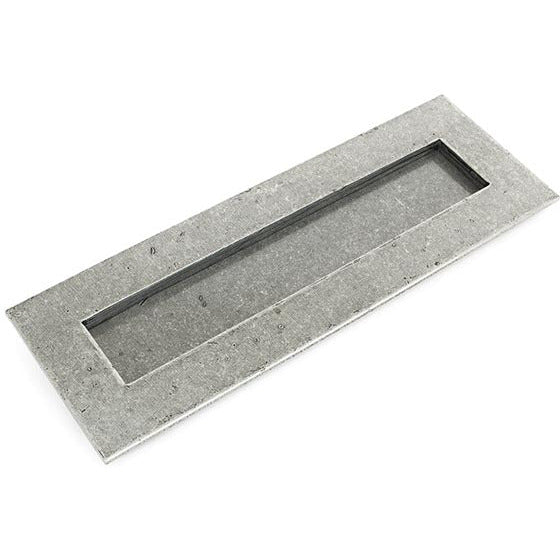 From The Anvil - Large Letter Plate - Pewter Patina - 33680 - Choice Handles
