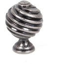 From The Anvil - Twist Cabinet Knob - Pewter Patina - 33691 - Choice Handles