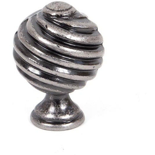 From The Anvil - Twist Cabinet Knob - Pewter Patina - 33691 - Choice Handles