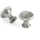 From The Anvil - Hammered Cabinet Knob - Small - Pewter Patina - 33705 - Choice Handles