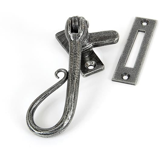 From The Anvil - Shepherd's Crook Fastener - Pewter Patina - 33727 - Choice Handles
