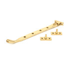 From The Anvil - 10" Peardrop Stay - Polished Brass - 33750 - Choice Handles