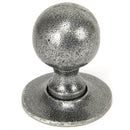 From The Anvil - Round Mortice/Rim Knob Set - Pewter Patina - 33778 - Choice Handles