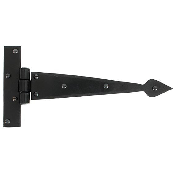 From The Anvil - 9" Arrow Head T Hinge (pair) - Black - 33806 - Choice Handles