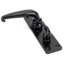 From The Anvil - Smooth Lever Bathroom Set - Black - 33822 - Choice Handles