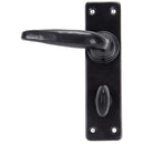 From The Anvil - Smooth Lever Bathroom Set - Black - 33822 - Choice Handles
