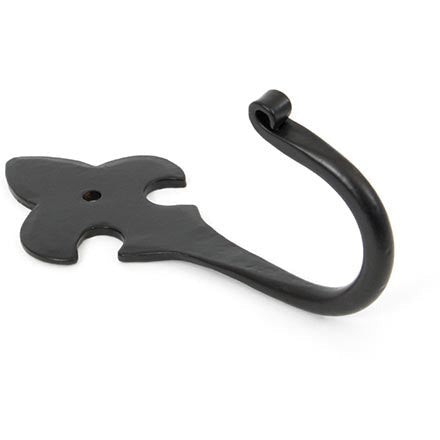 From The Anvil - Fleur-De-Lys Coat Hook - Black - 33834 - Choice Handles