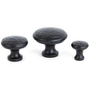 From The Anvil - Hammered Cabinet Knob - Small - Black - 33840 - Choice Handles