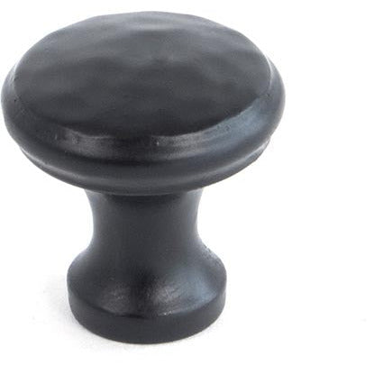 From The Anvil - Hammered Cabinet Knob - Small - Black - 33840 - Choice Handles
