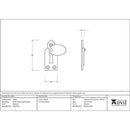 From The Anvil - Gothic Escutcheon & Cover - Beeswax - 33865 - Choice Handles