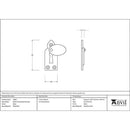 From The Anvil - Gothic Escutcheon & Cover - Black - 33867 - Choice Handles