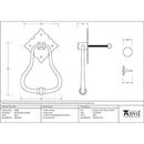 From The Anvil - Windsor Door Knocker - Black - 33868 - Choice Handles