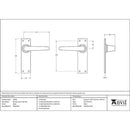From The Anvil - Deluxe Lever Latch Set - Black - 33878 - Choice Handles