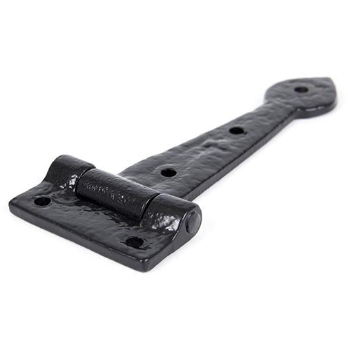 From The Anvil - 6" Cast T Hinge (pair) - Black - 33884 - Choice Handles