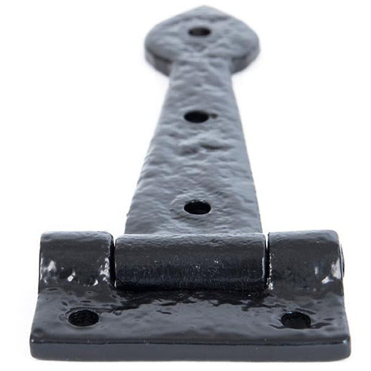 From The Anvil - 6" Cast T Hinge (pair) - Black - 33884 - Choice Handles