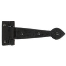 From The Anvil - 6" Cast T Hinge (pair) - Black - 33884 - Choice Handles