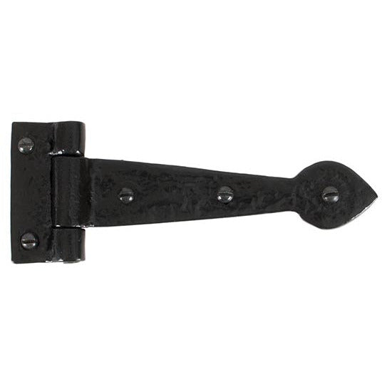 From The Anvil - 6" Cast T Hinge (pair) - Black - 33884 - Choice Handles