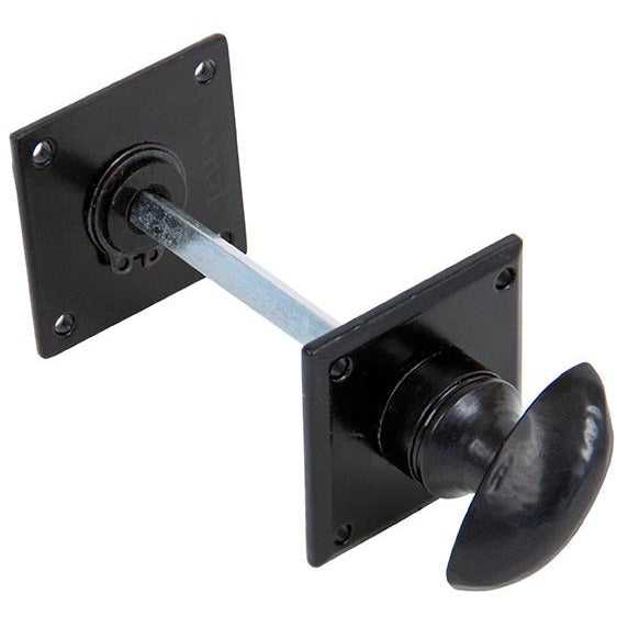 From The Anvil - Diamond Bathroom Thumbturn - Black - 33964 - Choice Handles