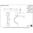 From The Anvil - Gothic Thumblatch - Black - 33970 - Choice Handles