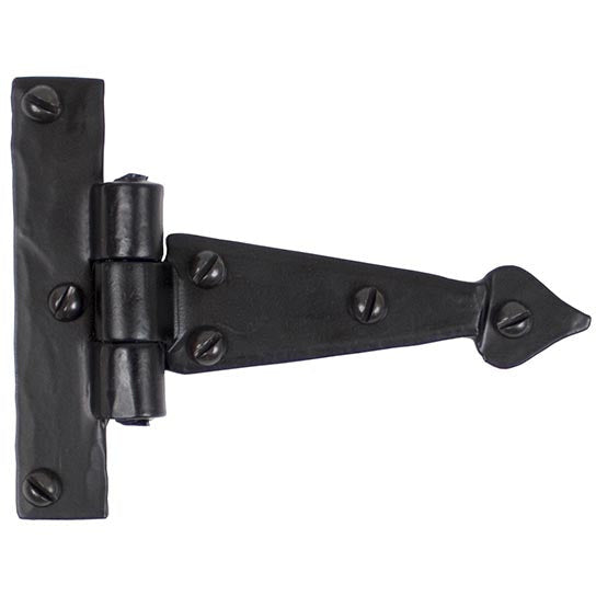 From The Anvil - 4" Arrow Head T Hinge (pair) - Black - 33971 - Choice Handles