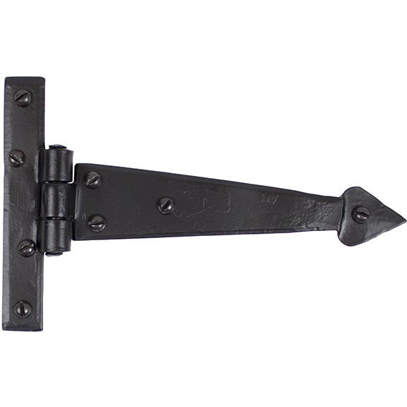 From The Anvil - 6" Arrow Head T Hinge (pair) - Black - 33972 - Choice Handles