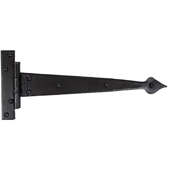 From The Anvil - 12" Arrow Head T Hinge (pair) - Black - 33973 - Choice Handles