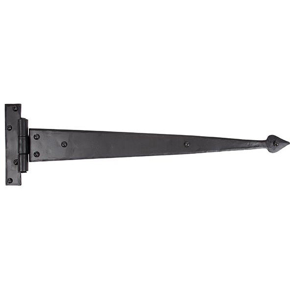 From The Anvil - 18" Arrow Head T Hinge (pair) - Black - 33974 - Choice Handles