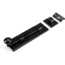 From The Anvil - 6" Straight Knob Bolt - Black - 33980 - Choice Handles