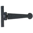 From The Anvil - 6" Penny End T Hinge (pair) - Black - 33987 - Choice Handles
