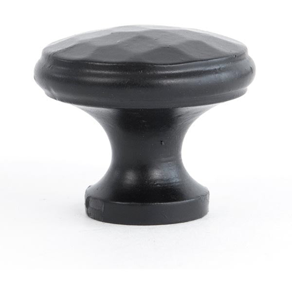 From The Anvil - Hammered Cabinet Knob - Medium - Black - 33992 - Choice Handles
