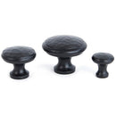From The Anvil - Hammered Cabinet Knob - Medium - Black - 33992 - Choice Handles