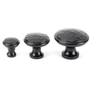 From The Anvil - Hammered Cabinet Knob - Large - Black - 33993 - Choice Handles
