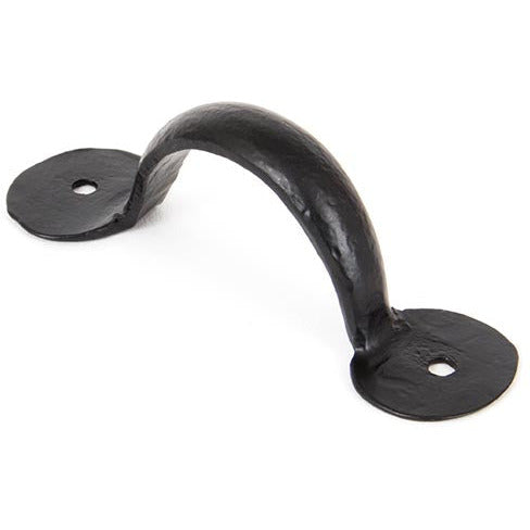 From The Anvil - 4" Bean D Handle - Black - 33997 - Choice Handles