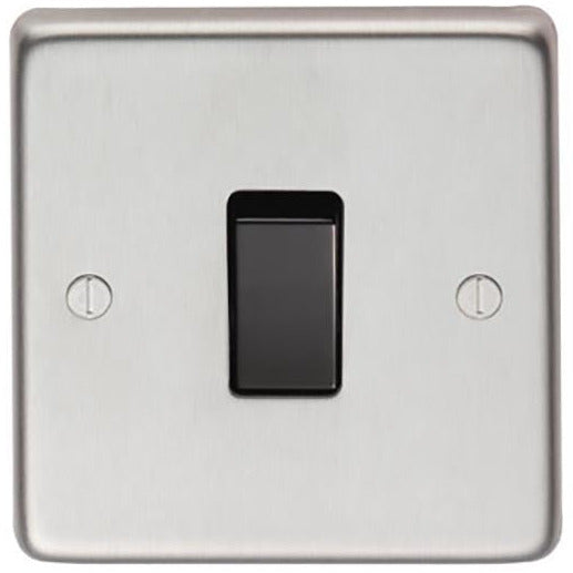 From The Anvil - Single 10 Amp Switch - Satin Stainless Steel - 34200/1 - Choice Handles