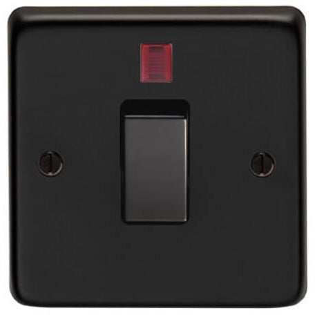 From The Anvil - Single Switch + Neon - Matt Black - 34206/2 - Choice Handles