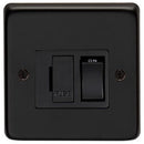 From The Anvil - 13 Amp Fused Switch - Matt Black - 34208/2 - Choice Handles