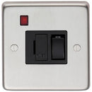 From The Anvil - 13 Amp Fused Switch + Neon - Satin Stainless Steel - 34209/1 - Choice Handles